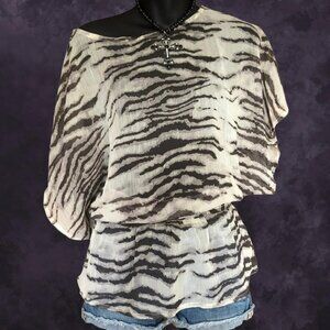 Jessica Zebra Blouse